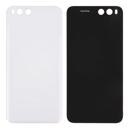 For Xiaomi Mi 6 Glass Battery Back Cover(White) - Back Cover by buy2fix | Online Shopping UK | buy2fix