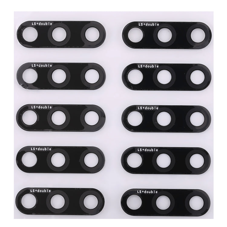 For Huawei Honor Play 7C / Enjoy 8 10pcs Back Camera Lens with Sticker - Camera Series by buy2fix | Online Shopping UK | buy2fix