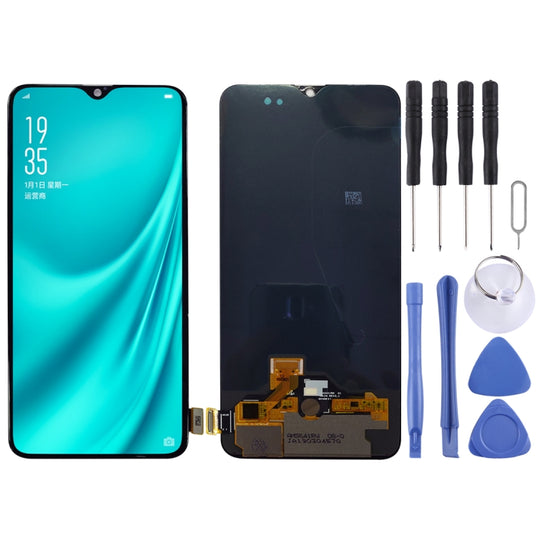 Original OLED-Material LCD-Bildschirm und Digitizer-Vollmontage für OPPO R15X (Schwarz)