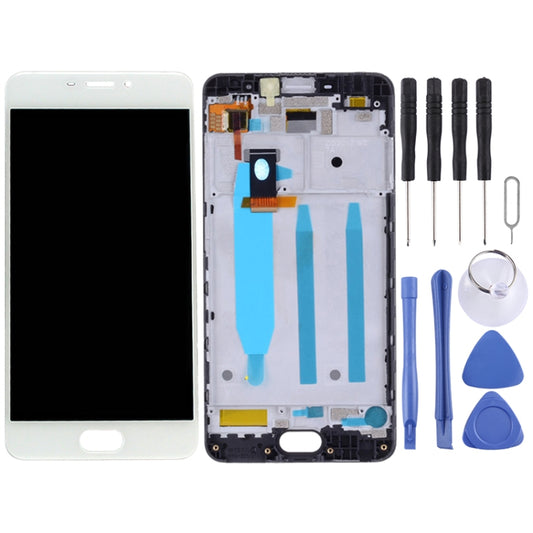TFT LCD Screen for Meizu M6 M711H M711Q Digitizer Full Assembly with Frame(White) - For Meizu by buy2fix | Online Shopping UK | buy2fix