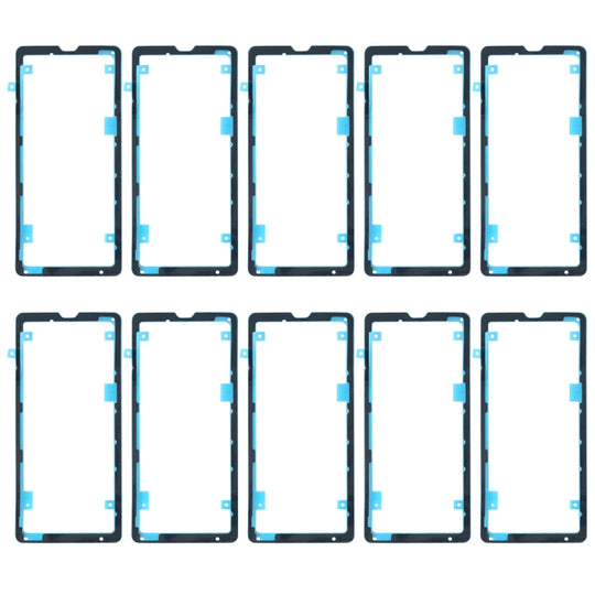 10 STÜCKE Original Rückseite Gehäusedeckel selbstklebend für Sony Xperia XZ3
