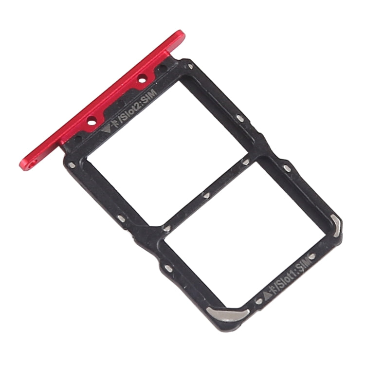 SIM Card Tray + SIM Card Tray for Huawei Honor View 20 (Honor V20) (Red) by buy2fix