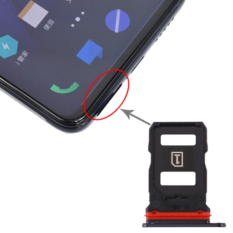 For Vivo iQOO Pro SIM Card Tray + SIM Card Tray (Black) - Card Tray by buy2fix | Online Shopping UK | buy2fix