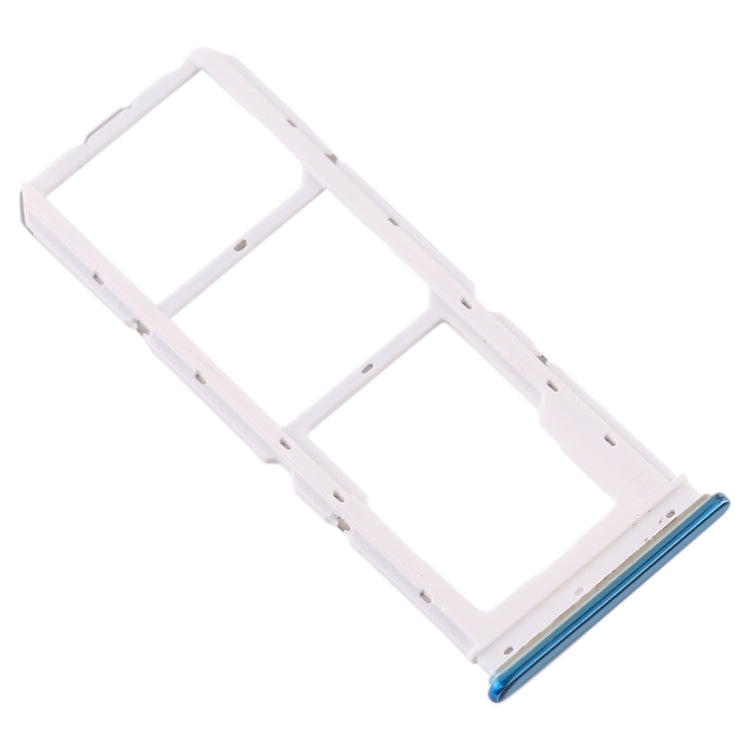 For Vivo Y7s SIM Card Tray + SIM Card Tray + Micro SD Card Tray (Green) - Card Tray by buy2fix | Online Shopping UK | buy2fix