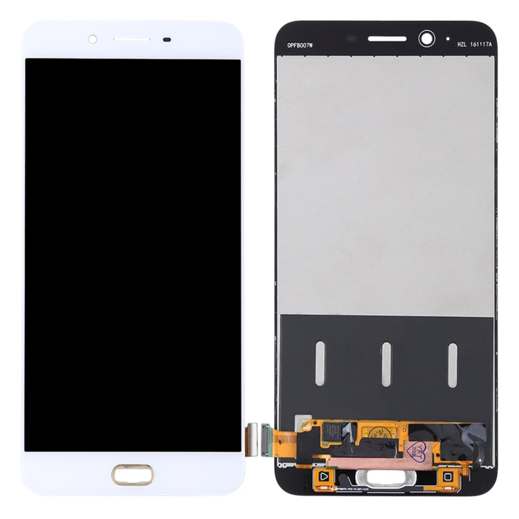 TFT LCD Screen for OPPO R9s Plus Digitizer Full Assembly (White) - LCD Screen by buy2fix | Online Shopping UK | buy2fix