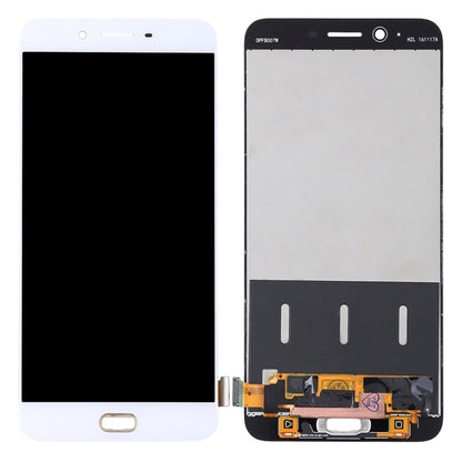 TFT LCD Screen for OPPO R9s Plus Digitizer Full Assembly (White) - LCD Screen by buy2fix | Online Shopping UK | buy2fix