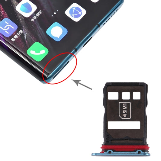 Original SIM Card Tray + NM Card Tray for Huawei Mate 30 Pro (Green) - Card Socket by buy2fix | Online Shopping UK | buy2fix
