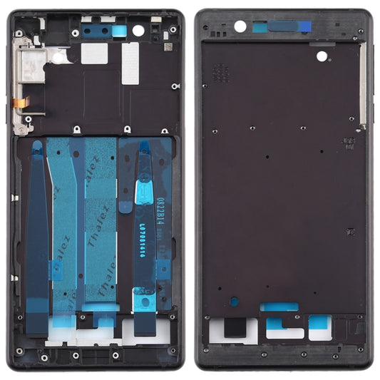Front Housing LCD Frame Bezel Plate for Nokia 3 / TA-1020 TA-1028 TA-1032 TA-1038 (Black) - Full Housing Cover by buy2fix | Online Shopping UK | buy2fix