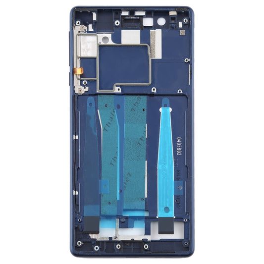 Front Housing LCD Frame Bezel Plate for Nokia 3 / TA-1020 TA-1028 TA-1032 TA-1038 (Blue) - Full Housing Cover by buy2fix | Online Shopping UK | buy2fix