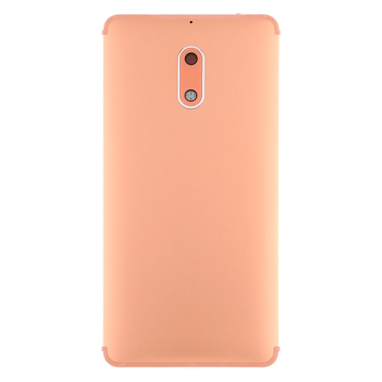 Battery Back Cover with Camera Lens & Side Keys for Nokia 6 TA-1000 TA-1003 TA-1021 TA-1025 TA-1033 TA-1039(Gold) - Back Cover by buy2fix | Online Shopping UK | buy2fix