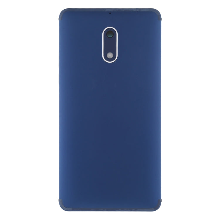 Battery Back Cover with Camera Lens & Side Keys for Nokia 6 TA-1000 TA-1003 TA-1021 TA-1025 TA-1033 TA-1039(Blue) - Back Cover by buy2fix | Online Shopping UK | buy2fix