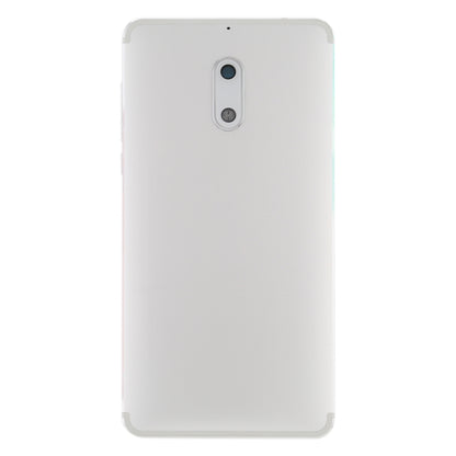 Battery Back Cover with Camera Lens & Side Keys for Nokia 6 TA-1000 TA-1003 TA-1021 TA-1025 TA-1033 TA-1039(White) - Back Cover by buy2fix | Online Shopping UK | buy2fix