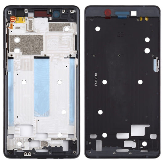 Front Housing LCD Frame Bezel Plate for Nokia 7 TA-1041 (Black) - Full Housing Cover by buy2fix | Online Shopping UK | buy2fix