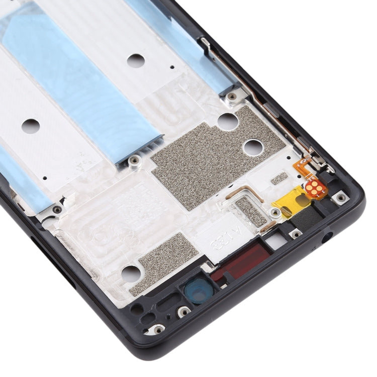 Front Housing LCD Frame Bezel Plate for Nokia 7 TA-1041 (Black) - Full Housing Cover by buy2fix | Online Shopping UK | buy2fix