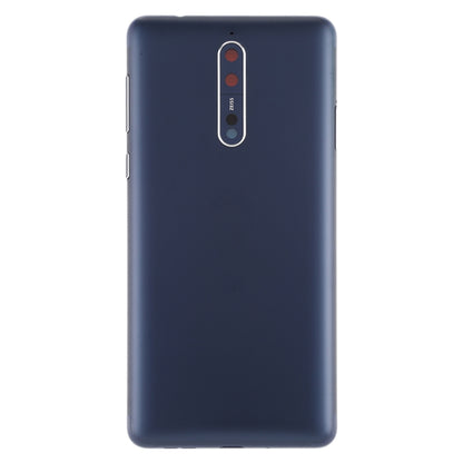 Battery Back Cover with Camera Lens & Side Keys for Nokia 8 / N8 TA-1012 TA-1004 TA-1052(Blue) - Back Cover by buy2fix | Online Shopping UK | buy2fix
