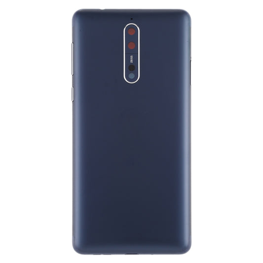 Battery Back Cover with Camera Lens & Side Keys for Nokia 8 / N8 TA-1012 TA-1004 TA-1052(Blue) - Back Cover by buy2fix | Online Shopping UK | buy2fix