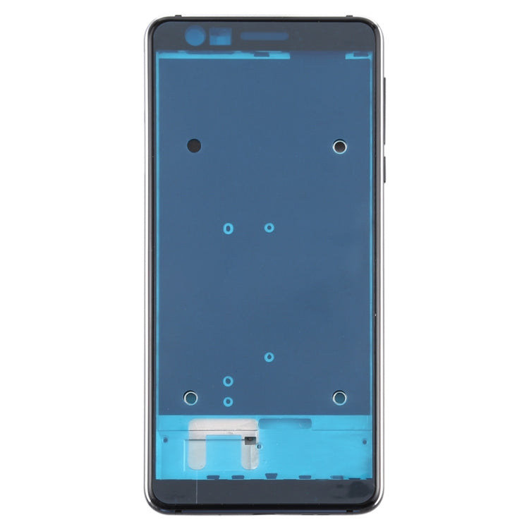 Front Housing LCD Frame Bezel Plate for Nokia 3.1 TA-1049 TA-1057 TA-1063 TA-1070 (Black) - Full Housing Cover by buy2fix | Online Shopping UK | buy2fix
