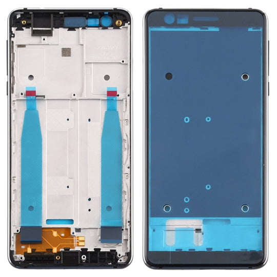 Plaque de cadre LCD pour boîtier avant pour Nokia 3.1 TA-1049 TA-1057 TA-1063 TA-1070 (noir)