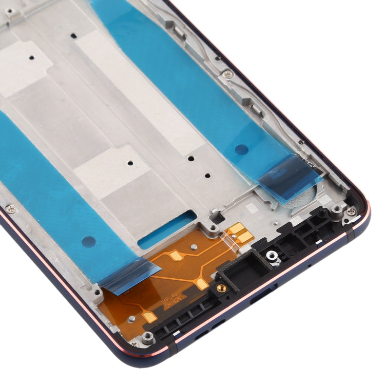 Front Housing LCD Frame Bezel Plate for Nokia 3.1 TA-1049 TA-1057 TA-1063 TA-1070 (Blue) - Full Housing Cover by buy2fix | Online Shopping UK | buy2fix