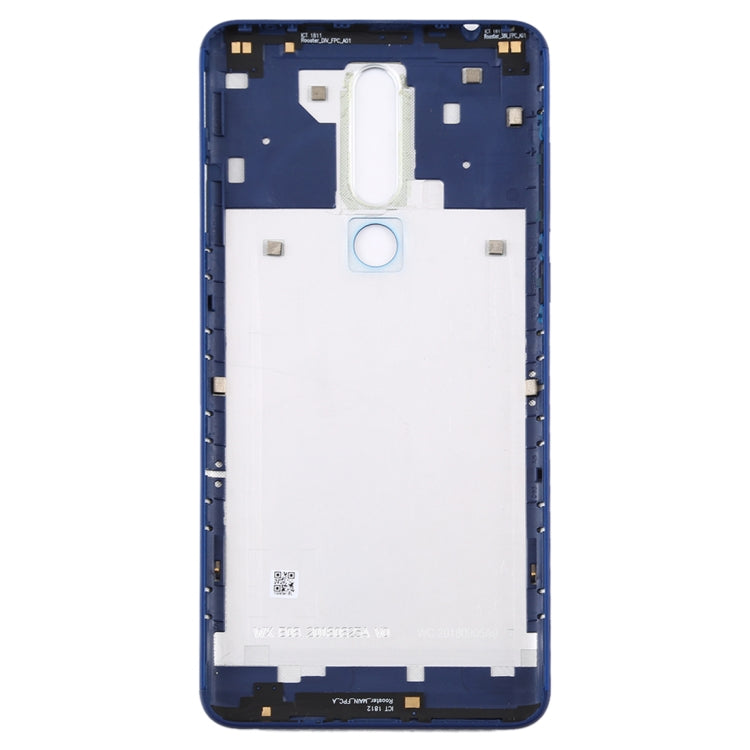Battery Back Cover with Side Keys for Nokia 3.1 Plus(Blue) - Back Cover by buy2fix | Online Shopping UK | buy2fix
