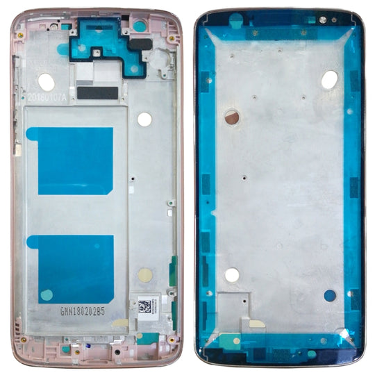 Frontgehäuse LCD-Rahmenblende für Motorola Moto G6 (Roségold)