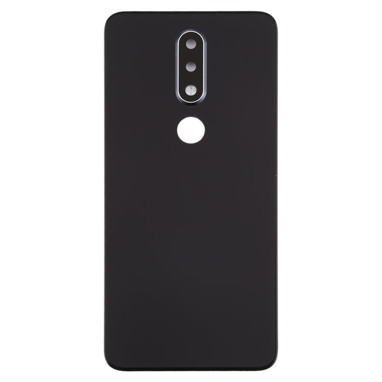 Battery Back Cover with Camera Lens for Nokia X6 (2018) / 6.1 Plus TA-1099 TA-1103(Black) - Back Cover by buy2fix | Online Shopping UK | buy2fix