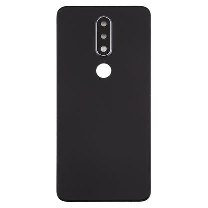 Battery Back Cover with Camera Lens for Nokia X6 (2018) / 6.1 Plus TA-1099 TA-1103(Black) - Back Cover by buy2fix | Online Shopping UK | buy2fix