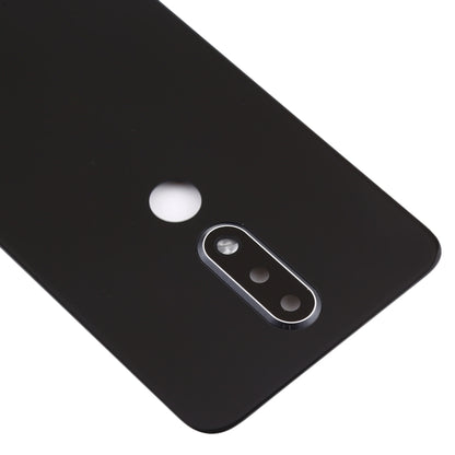 Battery Back Cover with Camera Lens for Nokia X6 (2018) / 6.1 Plus TA-1099 TA-1103(Black) - Back Cover by buy2fix | Online Shopping UK | buy2fix