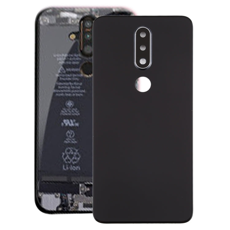 Battery Back Cover with Camera Lens for Nokia X6 (2018) / 6.1 Plus TA-1099 TA-1103(Black) - Back Cover by buy2fix | Online Shopping UK | buy2fix