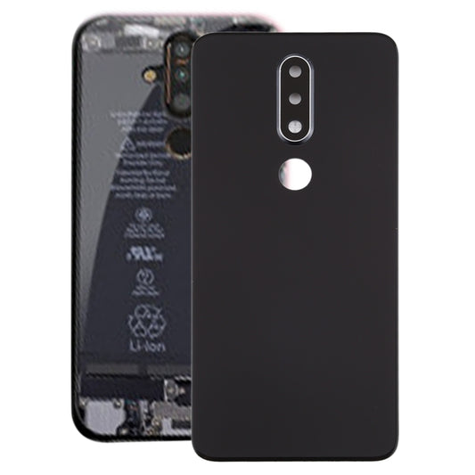 Battery Back Cover with Camera Lens for Nokia X6 (2018) / 6.1 Plus TA-1099 TA-1103(Black) - Back Cover by buy2fix | Online Shopping UK | buy2fix