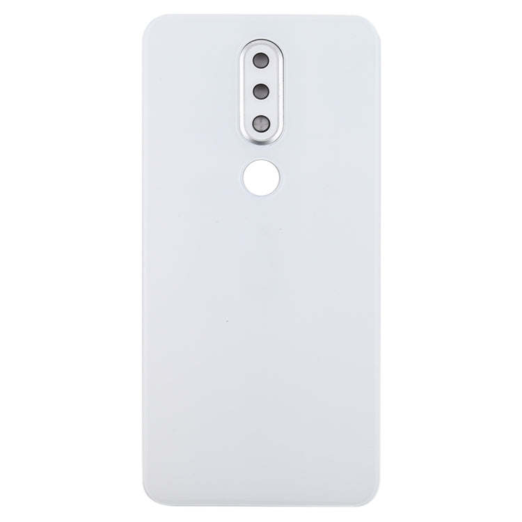 Battery Back Cover with Camera Lens for Nokia X6 (2018) / 6.1 Plus TA-1099 TA-1103(White) - Back Cover by buy2fix | Online Shopping UK | buy2fix