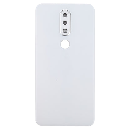 Battery Back Cover with Camera Lens for Nokia X6 (2018) / 6.1 Plus TA-1099 TA-1103(White) - Back Cover by buy2fix | Online Shopping UK | buy2fix