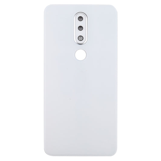 Battery Back Cover with Camera Lens for Nokia X6 (2018) / 6.1 Plus TA-1099 TA-1103(White) - Back Cover by buy2fix | Online Shopping UK | buy2fix