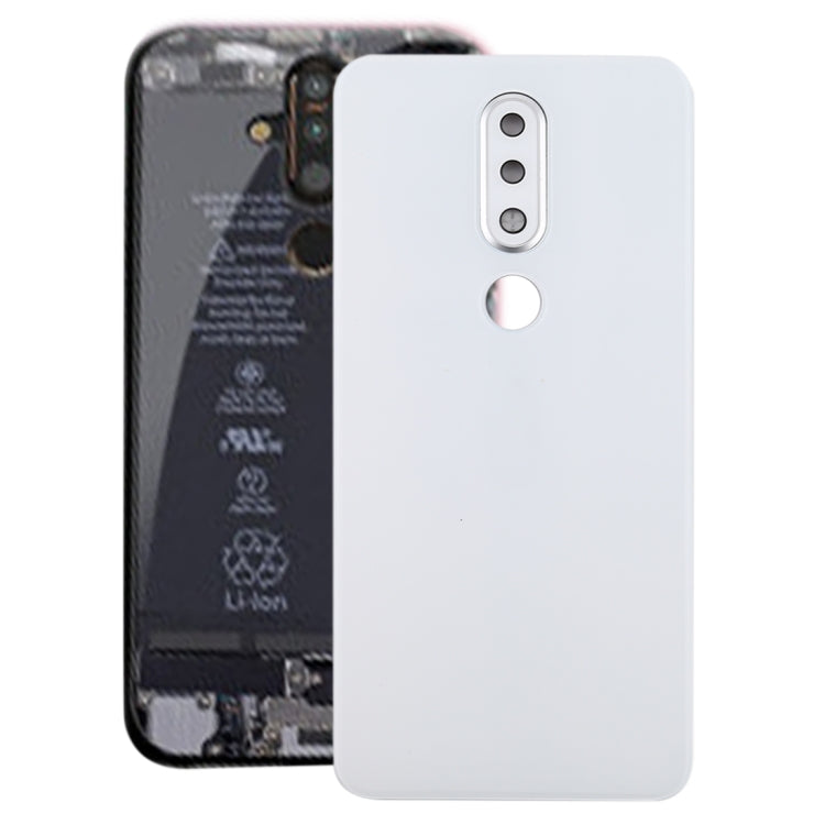 Battery Back Cover with Camera Lens for Nokia X6 (2018) / 6.1 Plus TA-1099 TA-1103(White) - Back Cover by buy2fix | Online Shopping UK | buy2fix