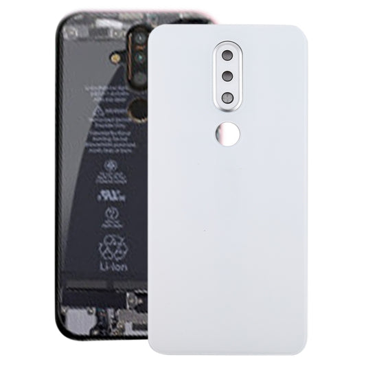 Battery Back Cover with Camera Lens for Nokia X6 (2018) / 6.1 Plus TA-1099 TA-1103(White) - Back Cover by buy2fix | Online Shopping UK | buy2fix