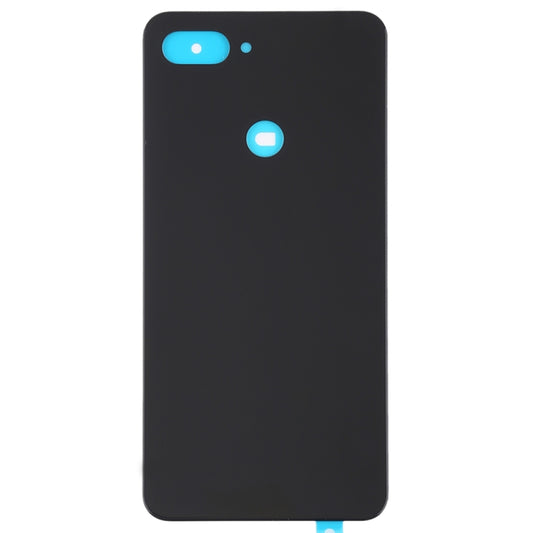Back Cover for Xiaomi Mi 8 Lite(Black) - Back Cover by buy2fix | Online Shopping UK | buy2fix