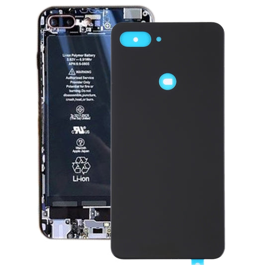 Back Cover for Xiaomi Mi 8 Lite(Black) - Back Cover by buy2fix | Online Shopping UK | buy2fix