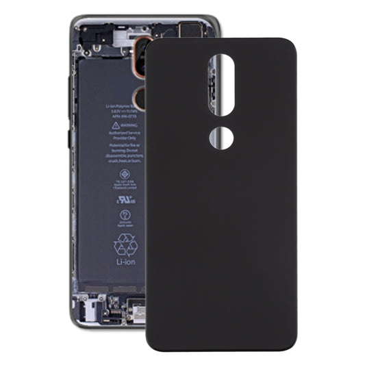 Battery Back Cover for Nokia 7.1 / TA-1100 TA-1096 TA-1095 TA-1085 TA-1097(Black) - Back Cover by buy2fix | Online Shopping UK | buy2fix