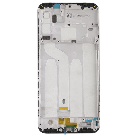 Middle Frame Bezel for Xiaomi Redmi 6 Pro (Black) - Frame Bezel Plate by buy2fix | Online Shopping UK | buy2fix