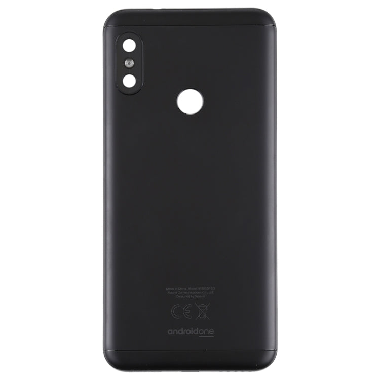 Back Cover for Xiaomi Redmi 6 Pro(Black) - Back Cover by buy2fix | Online Shopping UK | buy2fix