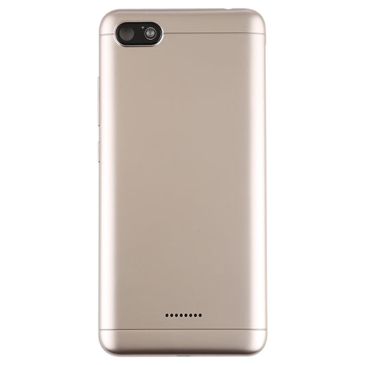 Back Cover with Side Keys for Xiaomi Redmi 6A(Gold) - Back Cover by buy2fix | Online Shopping UK | buy2fix