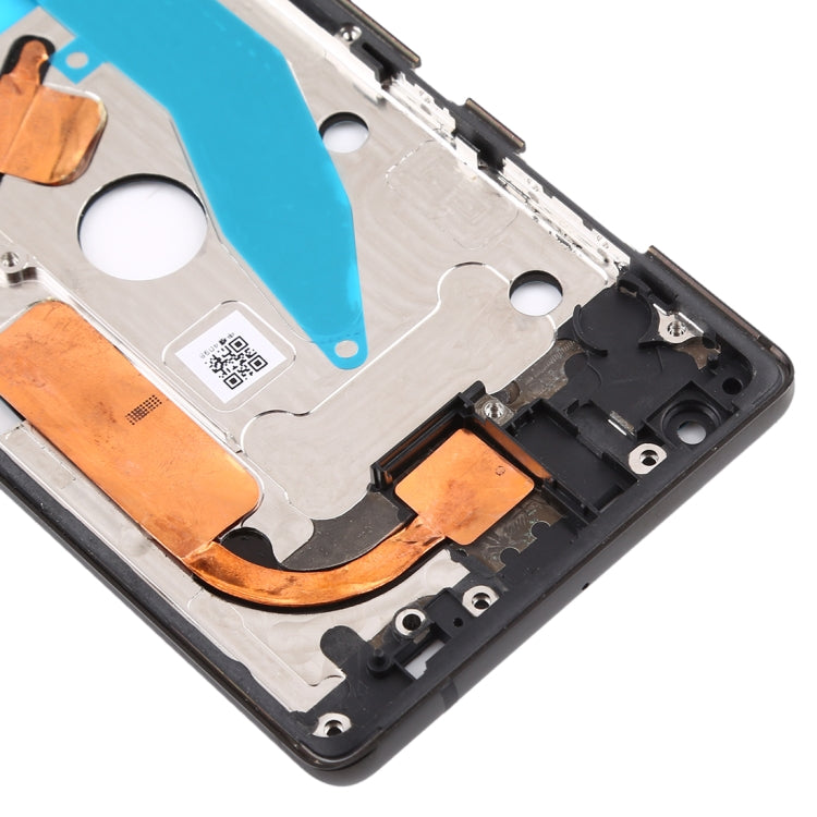 Front Housing LCD Frame Bezel Plate for Nokia 8 Sirocco (Black) - Full Housing Cover by buy2fix | Online Shopping UK | buy2fix