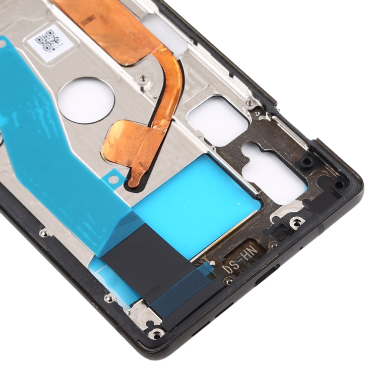 Front Housing LCD Frame Bezel Plate for Nokia 8 Sirocco (Black) - Full Housing Cover by buy2fix | Online Shopping UK | buy2fix