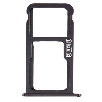 SIM Card Tray + SIM Card Tray / Micro SD Card Tray for Nokia  X7 / 8.1 / 7.1 Plus / TA-1131(Black) - Card Tray by buy2fix | Online Shopping UK | buy2fix