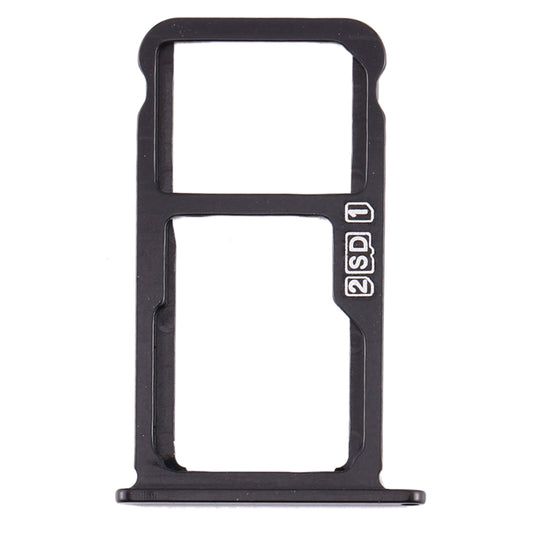 SIM Card Tray + SIM Card Tray / Micro SD Card Tray for Nokia  X7 / 8.1 / 7.1 Plus / TA-1131(Black) - Card Tray by buy2fix | Online Shopping UK | buy2fix