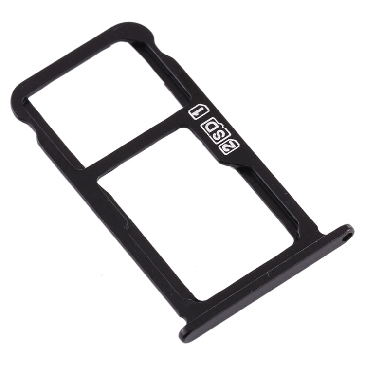 SIM Card Tray + SIM Card Tray / Micro SD Card Tray for Nokia  X7 / 8.1 / 7.1 Plus / TA-1131(Black) - Card Tray by buy2fix | Online Shopping UK | buy2fix