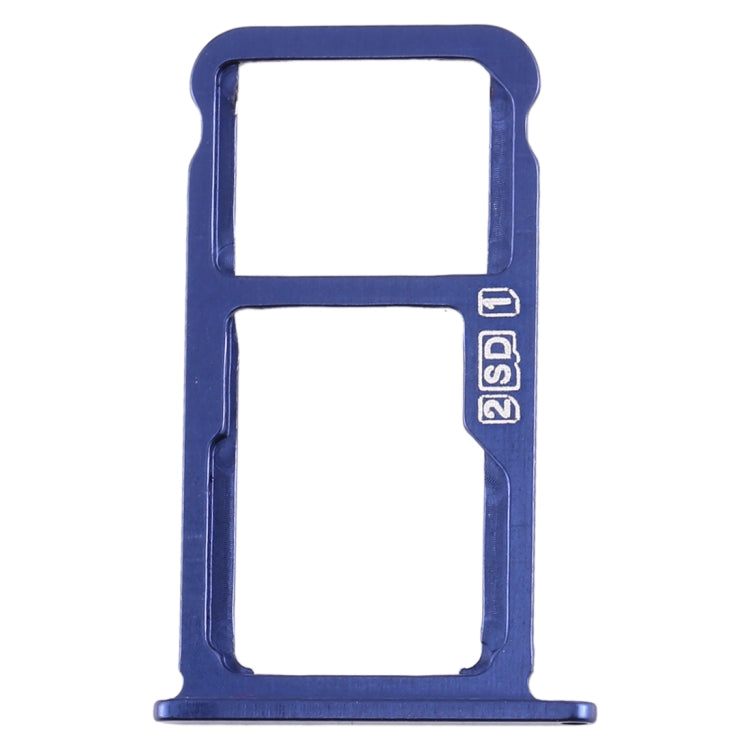 SIM Card Tray + SIM Card Tray / Micro SD Card Tray for Nokia  X7 / 8.1 / 7.1 Plus / TA-1131(Blue) - Card Tray by buy2fix | Online Shopping UK | buy2fix