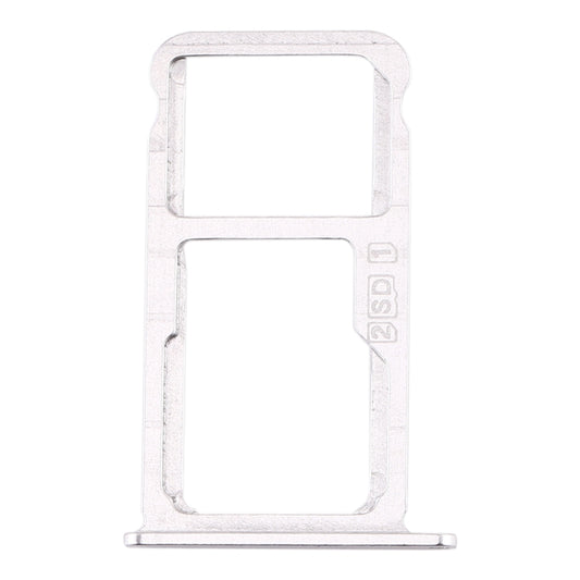 SIM Card Tray + SIM Card Tray / Micro SD Card Tray for Nokia  X7 / 8.1 / 7.1 Plus / TA-1131(Silver) - Card Tray by buy2fix | Online Shopping UK | buy2fix
