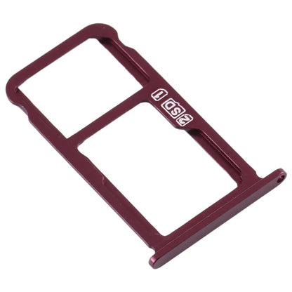 SIM Card Tray + SIM Card Tray / Micro SD Card Tray for Nokia  X7 / 8.1 / 7.1 Plus / TA-1131(Purplish Red) - Card Tray by buy2fix | Online Shopping UK | buy2fix