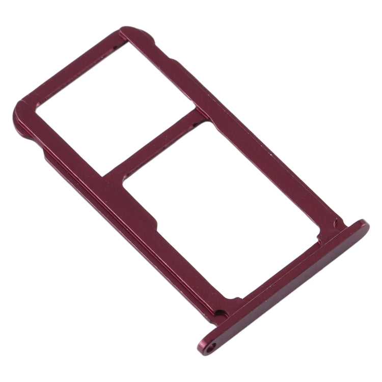 SIM Card Tray + SIM Card Tray / Micro SD Card Tray for Nokia  X7 / 8.1 / 7.1 Plus / TA-1131(Purplish Red) - Card Tray by buy2fix | Online Shopping UK | buy2fix